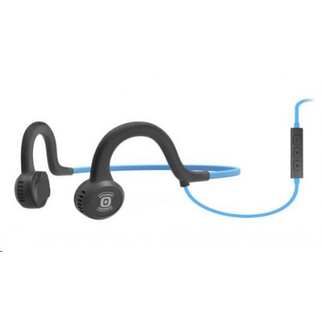 Casque serre-nuque + mic Bleu