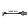 CORDON 40CM RG223 - Nf PAN / BNCmC